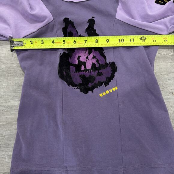 Heaven by Marc Jacobs Purple Bunny Graphic Long Sleeve Top Women’s S - Picture 7 of 12